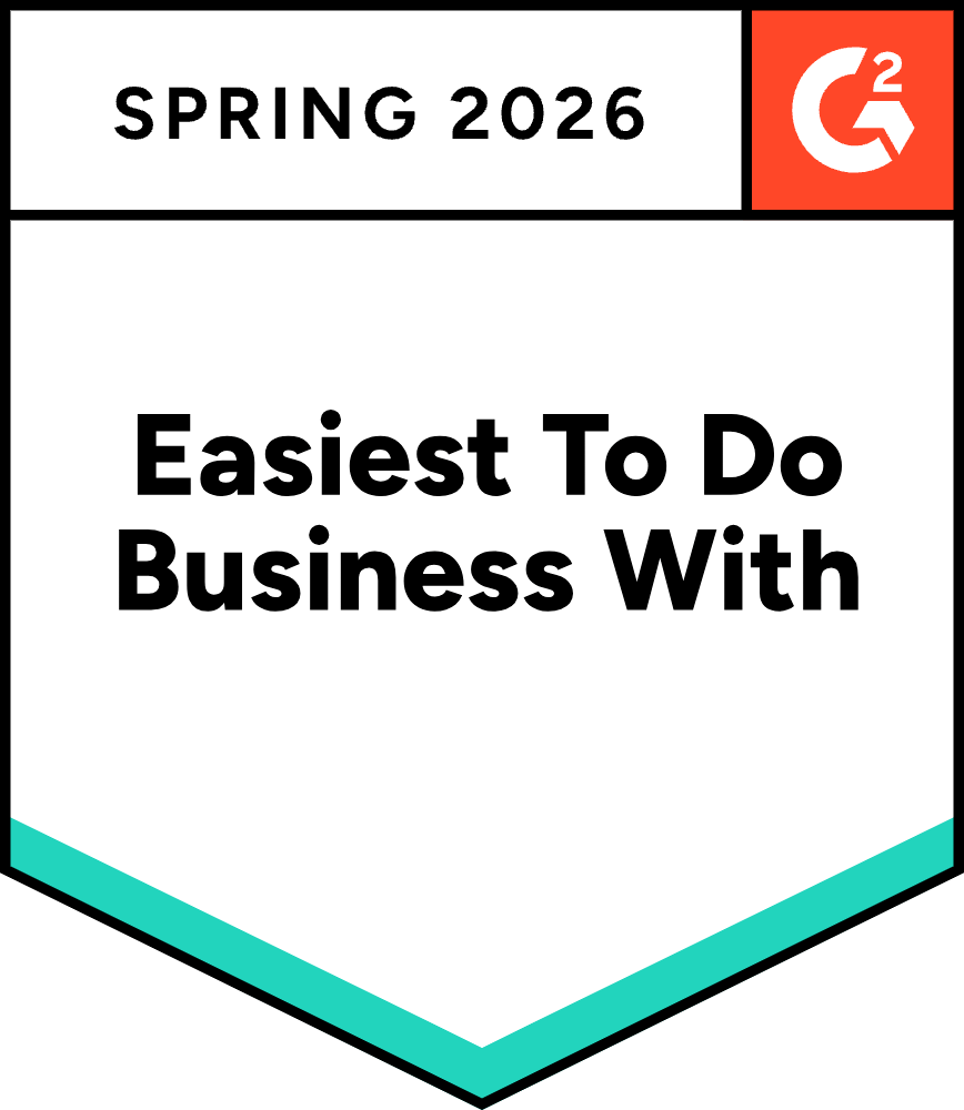 G2 Spring 2026 — Easiest To Do Business With
